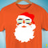 Santa’s Agender Pride Flag Shades Premium Unisex T-Shirt - Orange